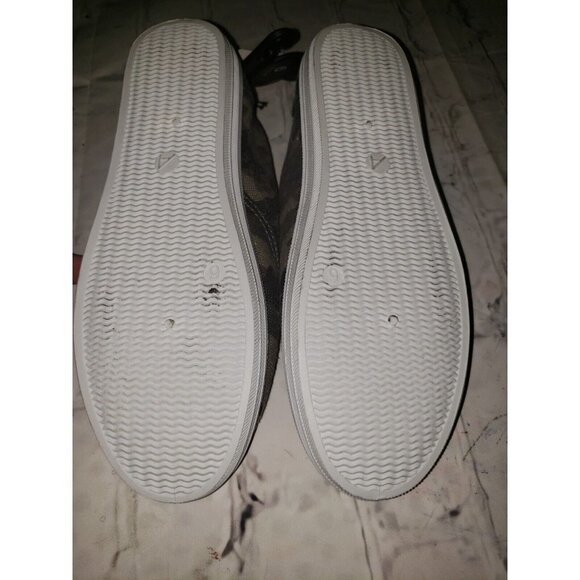 Nwt Ardene Size 6 Yoga Mat Flat Lace Up Canvas Shoes Women's Camo - Picture 5 of 5